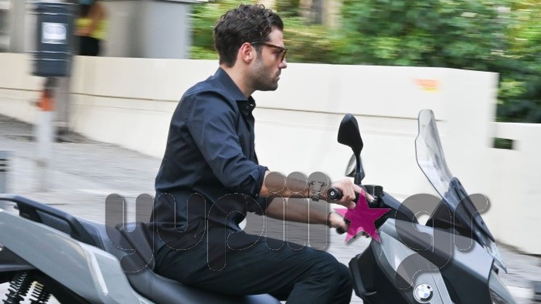 Κωνσταντίνος Αργυρός: Βόλτα με τη μηχανή του! Δείτε τα στιγμιότυπα