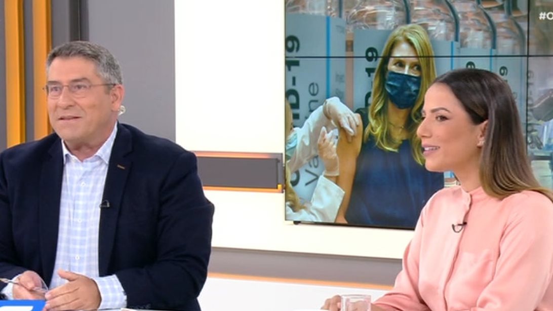 Ο Άκης Παυλόπουλος υποδέχθηκε την Ευλαμπία Ρέβη στην &quot;Ώρα Ελλάδος&quot;