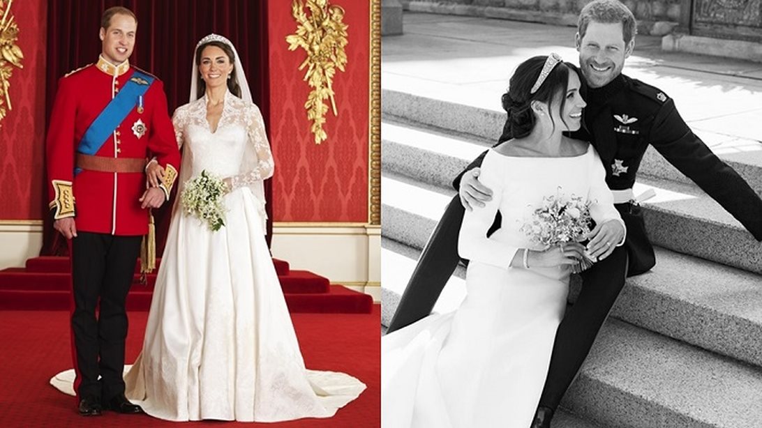Πρίγκιπας William &amp; Kate Middleton VS Πρίγκιπας Harry &amp; Meghan Markle: Ποιες ήταν οι διαφορές ανάμεσα στα βασιλικά πορτρέτα;