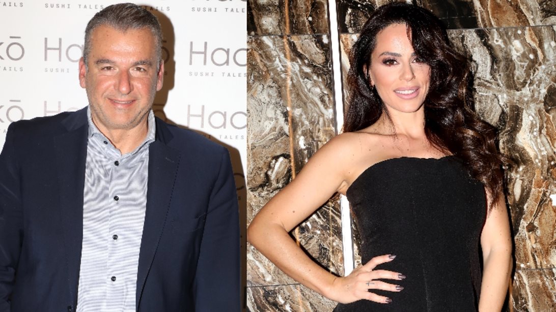 Ο Γιώργος Λιάγκας και η Μαρία Αντωνά σε καλοκαιρινό ραντεβού στην παραλία της Βουλιαγμένης