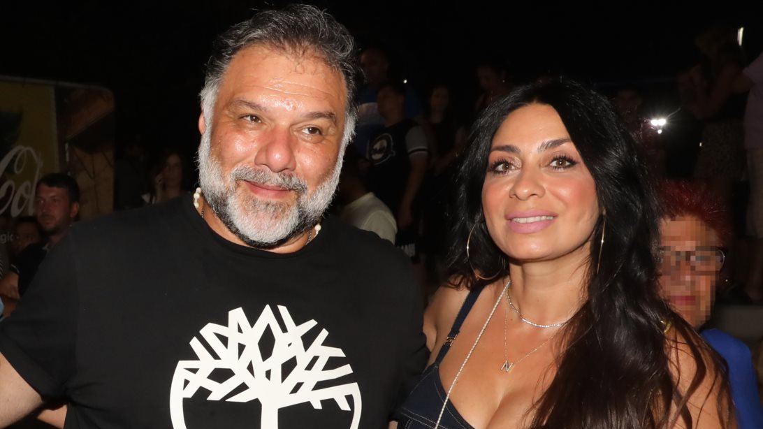 Ο Γρηγόρης Αρναούτογλου &amp; η Νάνσυ Αντωνίου σε σπάνια βραδινή έξοδο
