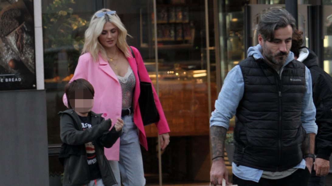 Γιώργος Μαυρίδης | Χαλαρές στιγμές με την Κρίστη Καθάργια και τον γιο της