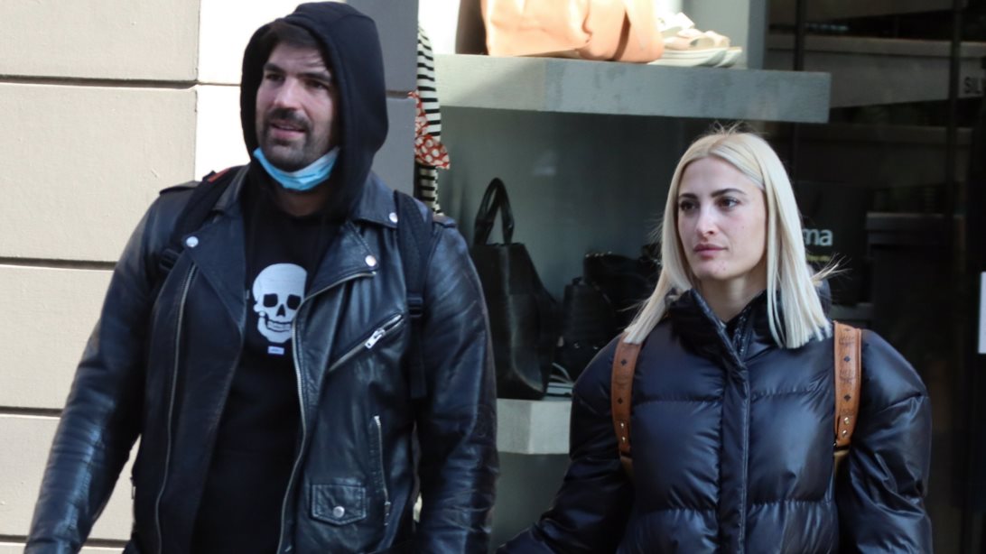 Ιωάννα Τούνη &amp; Δημήτρης Αλεξάνδρου | Αχώριστοι χέρι-χέρι στη Θεσσαλονίκη!