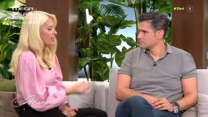 Η ερωτηση της Ελενης Μενεγακη στον Δημητρη Ουγγαρεζο για τον χωρισμο με την Ιλενια Ουιλιαμς