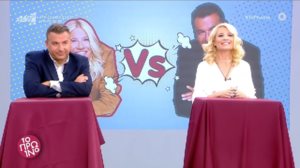 Επικο! Γιωργος Λιαγκας &amp; Φαιη Σκορδα σε ενα ξεκαρδιστικο σκηνικο στο &quot;Πρωινο&quot;