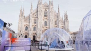 H Winter Wonderland φωτιζει το Μιλανο για τους Χειμερινους Ολυμπιακους Αγωνες