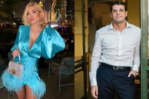 Αλεξάνδρα Παναγιώταρου & Στάθης Σχίζας συναντήθηκαν σε βραδινή τους έξοδο στη Μύκονο! Φωτογραφίες