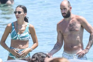 Βασίλης Σπανούλης και Ολυμπία Χοψονίδου σε νέα εμφάνιση λίγο μετά την ανακοίνωση ότι αποσύρεται από το μπάσκετ