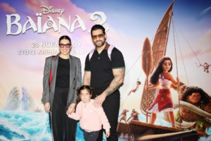 Οι celebrities μαζί με τα παιδιά τους στην avant premiere της ταινίας "Βαϊάνα 2"