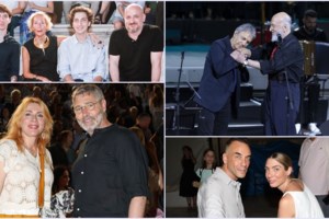 Σπάνια βραδινή έξοδος του Διονύση Σαββόπουλου με τη σύζυγό του, Άσπα