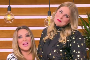 Η αποκάλυψη της Ναταλίας Γερμανού για την Άννα Βίσση: "Θυμάμαι στο στούντιο να τρώει ο Καρβέλας σουβλάκι και να του λέει "μπορώ να το μυρίσω;""