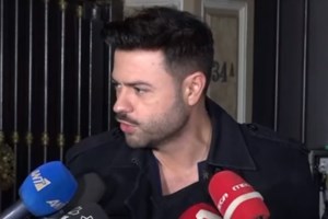 Η αντίδραση του Πέτρου Πυλαρινού όταν ρωτήθηκε για την προσωπική του ζωή μετά τη Βάλια Χατζηθεοδώρου