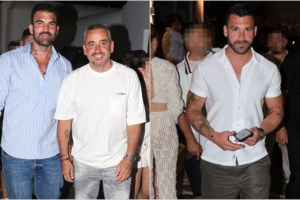 Ο Νίκος Βέρτης σε βραδινή εμφάνιση στο νησί των Ανέμων