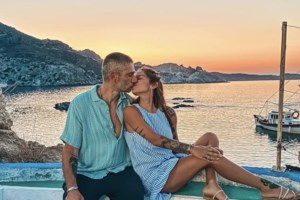 Οι νέες φωτογραφίες της Εριέττας Κούρκουλου με φουσκωμένη κοιλιά στο πλευρό του συζύγου της, Βύρωνα Βασιλειάδη - εικόνα 2