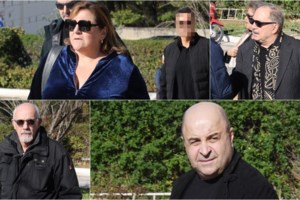 Η συνάντηση του Μπιμπίλα με τον Φιλιππίδη στην κηδεία του Γεωργουσόπουλου - Ο "ψυχρός" χαιρετισμός