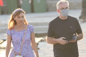 Μάρα Ζαχαρέα & Τίνα Μεσσαροπούλου | Λαμπερή έξοδος σε ζευγάρια!