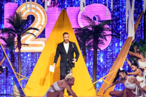 Νατάσα Καλογρίδη & Νικόλας Ραπτάκης σε μία επεισοδιακή εμφάνιση στο "Πάμε Δανάη"