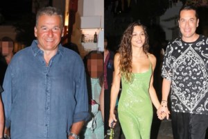 Βάσω Λασκαράκη & Λευτέρης Σουλτάτος σε βραδινή εμφάνιση στη Μύκονο