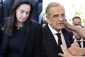 Το δημόσιο ευχαριστώ του Κώστα Σαμαρά μετά την κηδεία της αδερφής του, Λένας