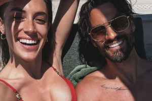 Γιώργος Καράβας & Ραφαέλα Ψαρρού σε τρυφερά στιγμιότυπα με φόντο το ηλιοβασίλεμα