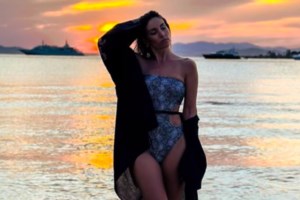 Η Αθηνά Οικονομάκου στο πάρτι του συντρόφου της, Μπρούνο Τσερέλα στην Ιταλία - εικόνα 2