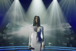 Κατερίνα Καινούργιου & Νίκος Κοκλώνης στη σκηνή των MAD VMA  2020