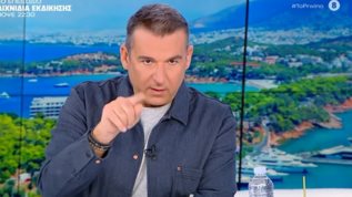 Ενοχλημενος ο Γιωργος Λιαγκας στην εναρξη του "Πρωινου": "Τι ειχες Γιωργο, τι ειχες παντα"