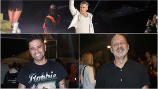 Ολες οι διασημες παρουσιες στο Καλλιμαρμαρο για τη συναυλια του Robbie Williams