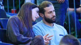 Δαναη Βαρθολοματου &amp; Κωνσταντινος Βασαλος απολαυσαν μαζι τον αγωνα του Νοβακ Τζοκοβιτς