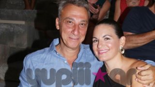 Όλγα Κεφαλογιάννη &amp; Μίνως Μάτσας: Αχώριστοι στην πρεμιέρα της παράστασης "Τρίτο Στεφάνι"
