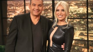 Γιώργος Λιάγκας και Κατερίνα Καινούργιου φωτογραφίζονται μαζί σε κοινή εκδήλωση