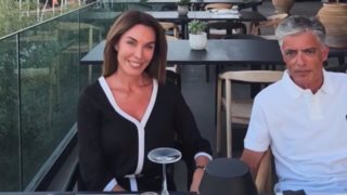 Tατιάνα Στεφανίδου και Νίκος Ευαγγελάτος σε ρομαντική απόδραση στο Μεγανήσι