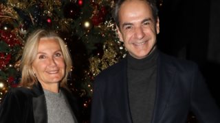 Σπάνια βραδινή έξοδος για τον Κυριάκο Μητσοτάκη &amp; τη Μαρέβα Γκραμπόφσκι