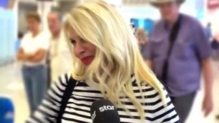 &quot;Αγάπη μου, σε κλείνω κι έρχομαι&quot; | Το τηλεφώνημα της Μενεγάκη στον Παντζόπουλο μπροστά στο &quot;μπλόκο&quot; από τις κάμερες