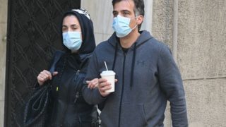 Η Εύα Αντωνοπούλου &amp; ο Παναγιώτης Αρκουμανέας στο Κολωνάκι