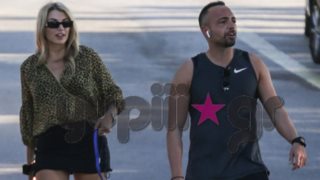 Κωνσταντίνα Σπυροπούλου &amp; Βασίλης Σταθοκωστόπουλος: Βόλτα για δυο στη Γλυφάδα! Δείτε τα νέα στιγμιότυπα