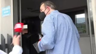 Η αντίδραση του Γιάννη Παπαμιχαήλ στις τηλεοπτικές κάμερες: "Τα διευκρίνισα όλα"