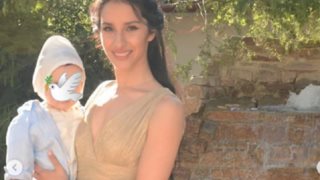 Μαρία Νεφέλη Γαζή 
: Bάφτισε τον γιο της χωρίς τον Άνθιμο Ανανιάδη στο πλευρό της | Δείτε τις φωτογραφίες