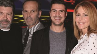 Πέτρος Κωστόπουλος - Τζένη Μπαλατσινού: Η συνάντηση με Λάτσιο και Πετρετζική: Φωτογραφίες