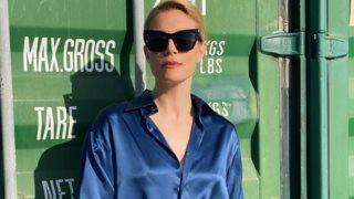 H Βίκυ Καγια φόρεσε το ιδανικό φόρεμα για το γραφείο από το Mango