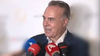 Ο Φώτης Σεργουλόπουλος αρνήθηκε να απαντήσει σε ερώτηση για τη Τζένη Μελιτά και τη Eurovision