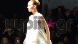 Αντωνία Καλλιμούκου: Στην πασαρέλα: Με τον Μισόκαλο στο πλευρό της