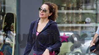 Δέσποινα Βανδή: Βόλτα με τον κολλητό της με sporty διάθεση!