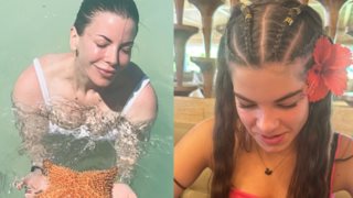 H Aντελίνα Βαρθακούρη σε νησί της Καραϊβικής με τις κόρες της - Τα εντυπωσιακά στιγμιότυπα