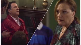 Το Καφέ της Χαράς: Η πιο συγκινητική σκηνή έρχεται! Ο Πόπωτας παθαίνει έμφραγμα &amp; η Χαρά καταρρέει μόλις το μαθαίνει