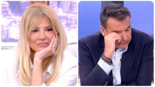 Με δάκρυα στα μάτια ο Γιώργος Λιάγκας &amp; η Φαίη Σκορδά