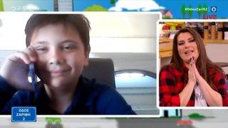 Κατερίνα Ζαρίφη: Η έκπληξη στο πλατό της εκπομπής της για τη γιορτή της