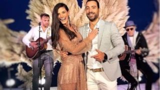 Σάκης Τανιμανίδης - Χριστίνα Μπόμπα: Η εντυπωσιακή εμφάνιση στον γάμο του Acun Ilicali