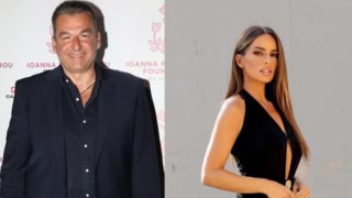 Η Μαρία Αντωνά συνόδευσε τον Γιώργο Λιάγκα στον γάμο του Πάνου Καλίδη