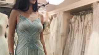 Χριστίνα Μπόμπα: Δείτε τη να κάνει πρόβα νυφικού!